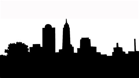 New York City Skyline Silhouette Clipart Best