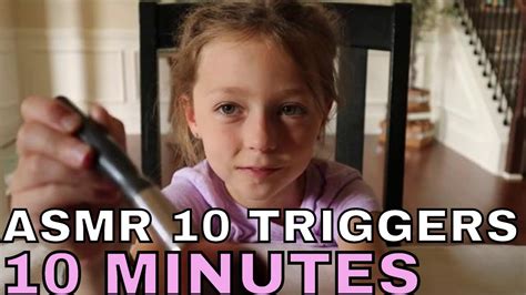 asmr 10 triggers in 10 minutes 😴 to help you sleep youtube