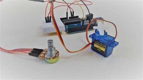How To Control Servo Motor With A Potentiometer Youtube