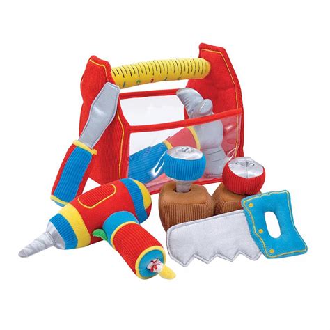 Melissa And Doug Toolbox Fill And Spill Soft Toy Fine