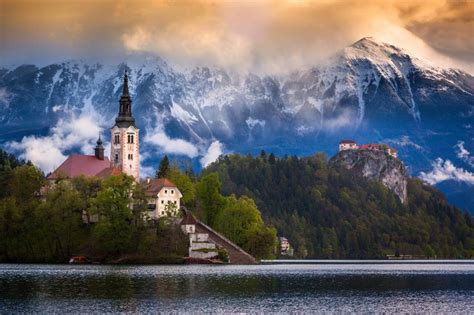 Slovenia Lake Bled Wallpaper Nature And Landscape Wallpaper Better