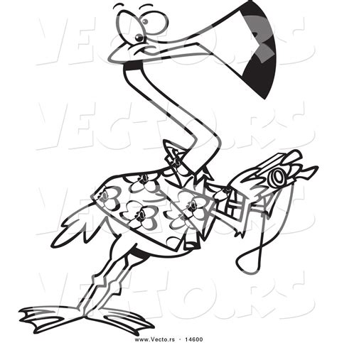 Since we first launched in 2001 we have had one simple mission. Vector of a Cartoon Tourist Flamingo Taking Pictures ...