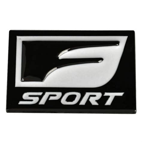 3x Black F Sport Emblem Fender Rear Side Badge For Lexus Is F Gs F Rc