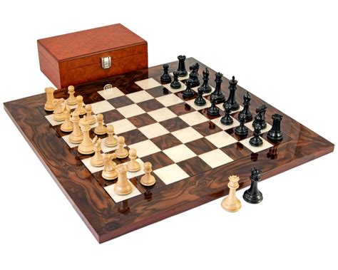 Black Sovereign Luxury Chess Set Rcpb256 £56669 The Regency
