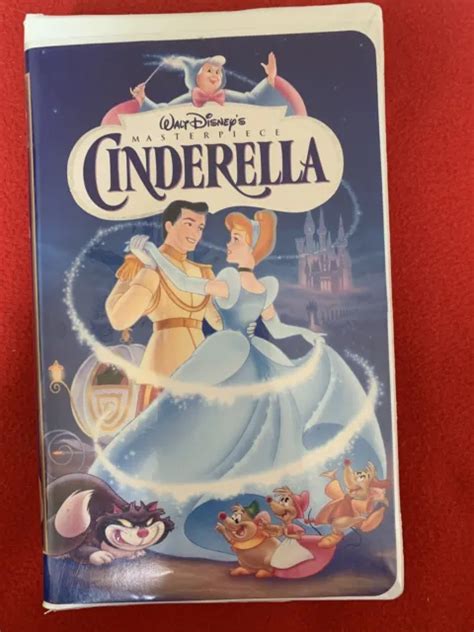 Cinderella Vhs Black Diamond Clamshell Case Walt Disney Classic My