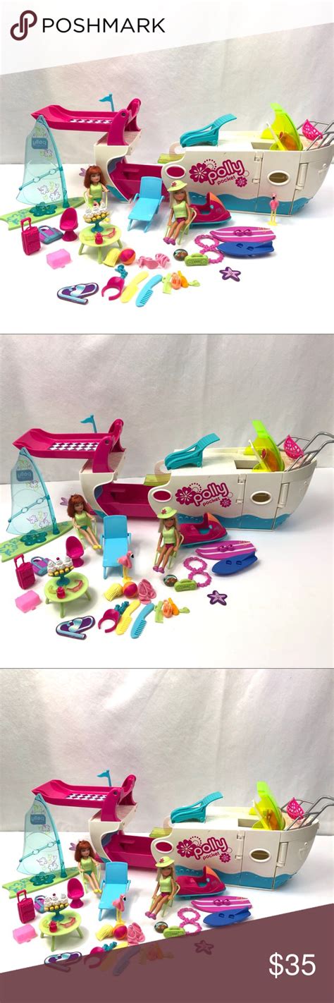 Polly Pocket Ultimate Party Boat Yacht Ship Dolls Boat Party Polly