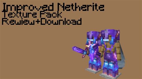 Improved Netherite Texture Pack Rewiew Mcpexboxmcbe Youtube