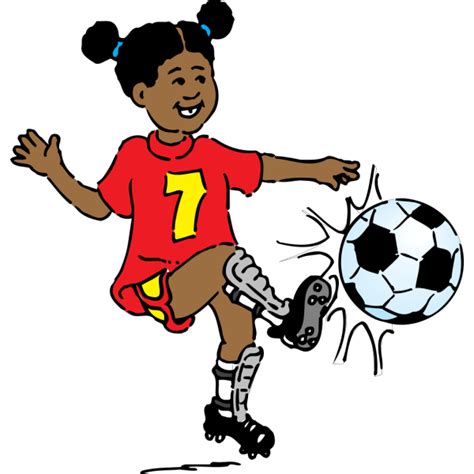 Girl Playing Soccer Png Svg Clip Art For Web Download Clip Art Png
