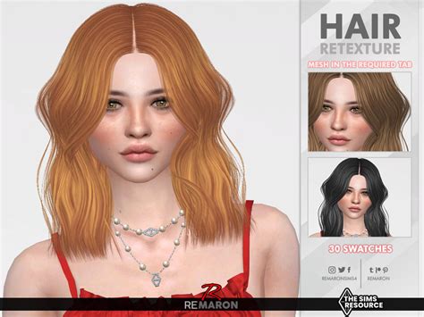 Abigail Hair Retexture By Remaron At Tsr Sims 4 Updates