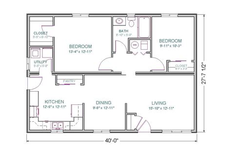 1500 Sq Ft House Plans Open Floor Plan 2 Bedrooms The Lewis Plan Had