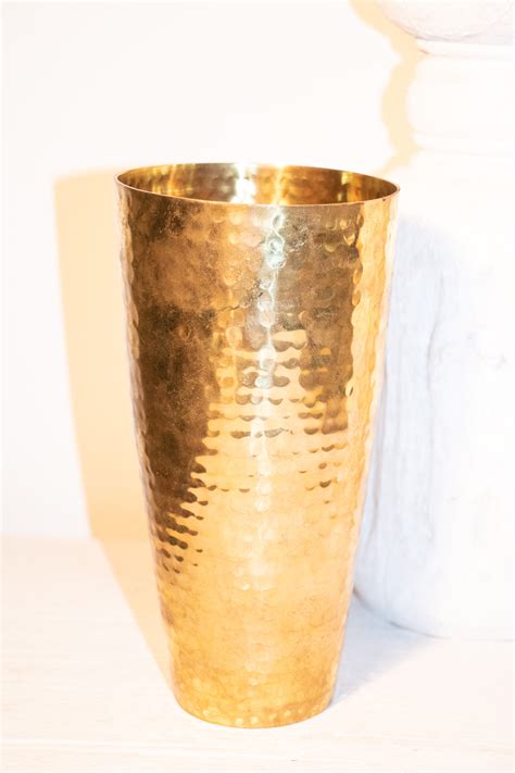 Hand Made Large Brass Lassi Cups India The Meditation Hunter