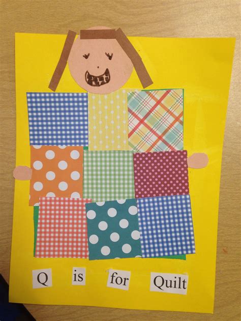Cool Preschool Quilt Craft Spring Lesson Plan