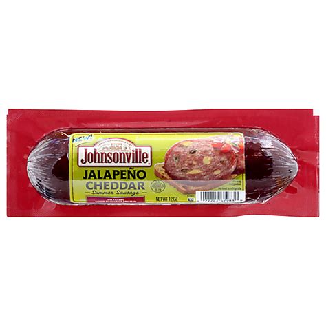 Johnsonville Summer Sausage Jalapeno Cheddar 12 Oz Shop Phelps Market