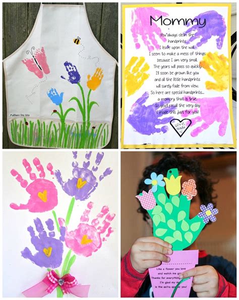 With patterned paper, a few embellishments, and a little creativity this printable is the perfect handmade mother's day card idea for kids; Mother's Day Handprint Crafts & Gift Ideas for Kids to ...