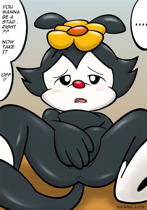 Rule 34 2008 8horns Animaniacs Black Fur Blush Color Covering Dot Warner English Text Female