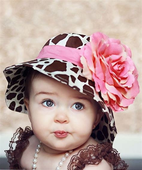 Brown Giraffe And Pink Sun Hat Toddler Girl Outfits Cute Babies Girl