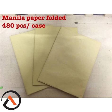 12 Pcs Manila Paper Folded High Quality Manila Paper Brown Paper
