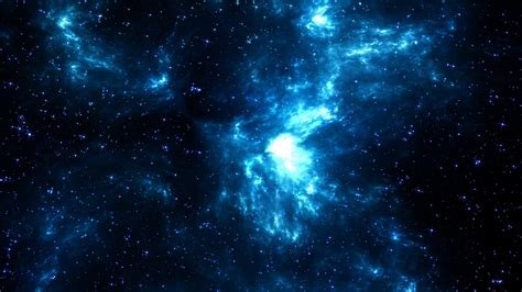 Download Wallpaper 2048x1152 Space Galaxy Shine Stars Blue Dark
