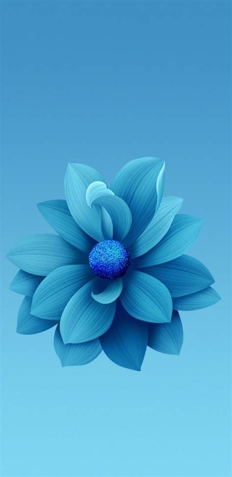 Pin By Nicolemaree77 On Flowery Wallpaper 2 Blue Flower Wallpaper