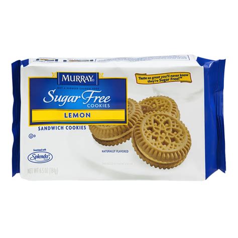 Bake in the preheated oven until center appears dry, about 8 minutes. Murray Sugar Free Lemon Cremes Sandwich Cookies, 6.5 oz ...