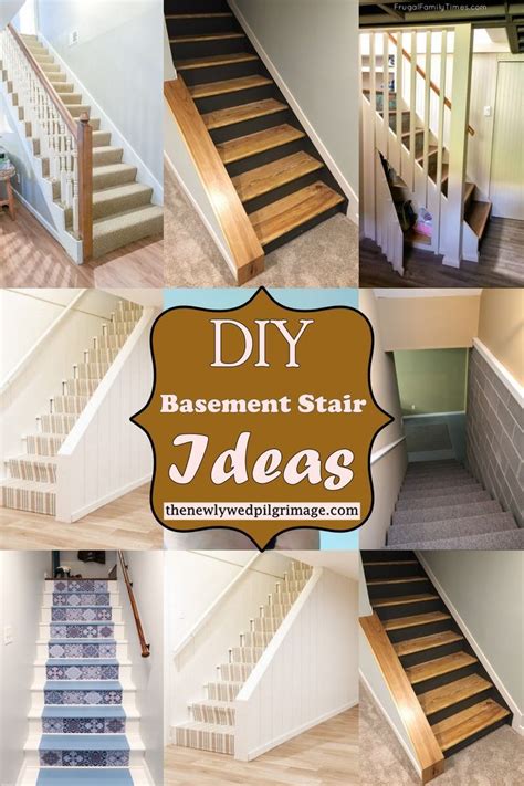 10 Diy Basement Stair Ideas To Make For Everyone Diy Basement