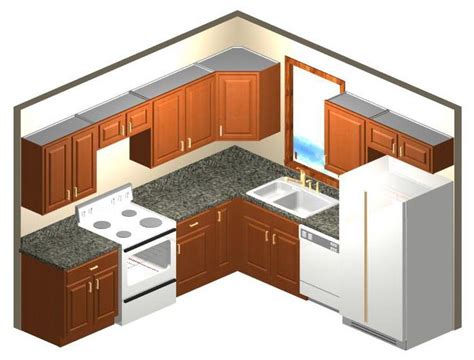 10 X 10 Kitchen Layout With Island Wasbubble