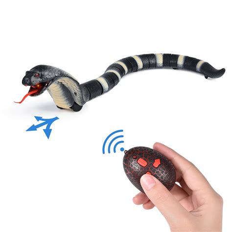 Funny Novelty Realistic Remote Control Rc Snake Toy Rattlesnake Animal