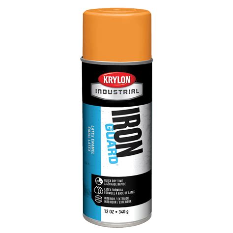 Krylon Industrial Iron Guard Latex Spray Paint Aerosol Can 16 Oz