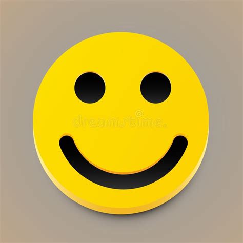 Modern Yellow Laughing Three Smiles Vector Stock Vector Illustration