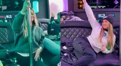 eagles players wives go viral getting drunk dancing on stripper pole after team clinches no 1