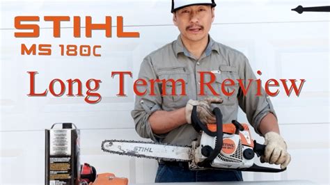 Stihl Ms 180 C Long Term Review 3 Years Later Youtube