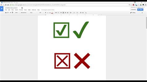 How to work with check boxes in word. Insert Tick Box Symbols In Google Docs - YouTube
