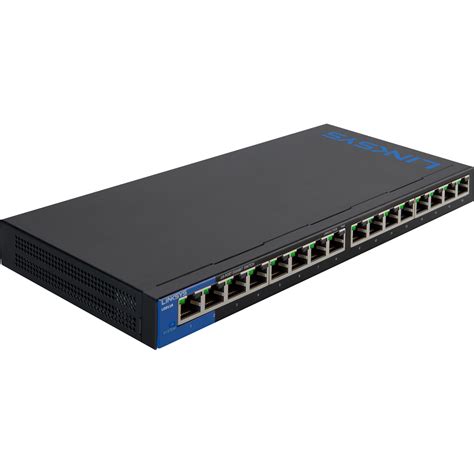 A gigabit ethernet switch is a brilliant option for boost the wired home connection even to the 1. Linksys LGS116 16-Port Unmanaged Gigabit Ethernet Switch ...