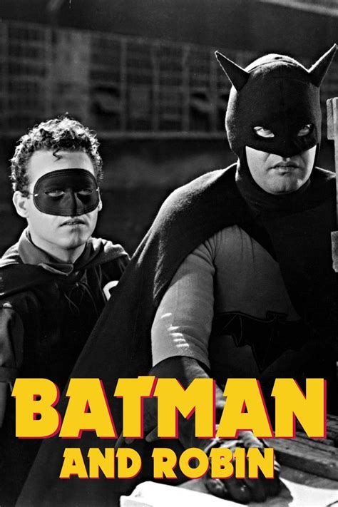 Batman And Robin 1949 The Poster Database Tpdb
