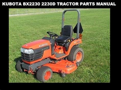 Parts For Kubota Bx2200 Compact Tractors