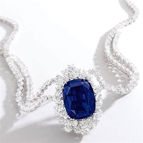 Impressive And Rare Sapphire And Diamond Necklace Jewelry Rare