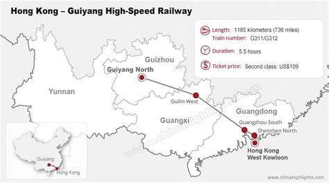 Hong Kong Guiyang High Speed Train Life China