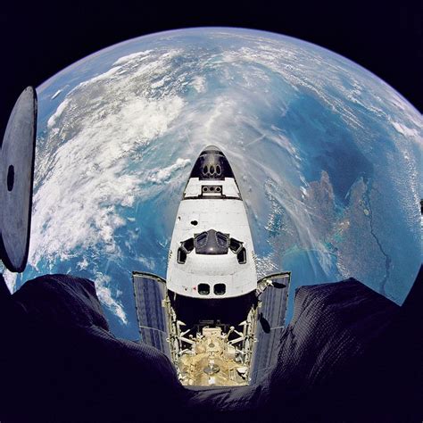 Outer Space Earth Space Shuttle Nasa Orbit Free