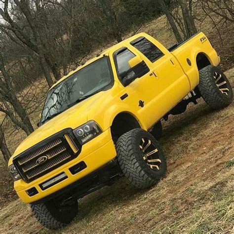 Big Yellow Super Duty Cars Trucks Trucks Ford Truck