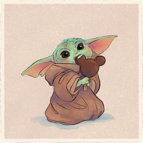 Les Illustrations Trop Mignonnes De Baby Yoda Olybop