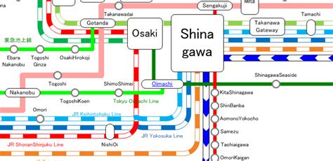 Yokosuka Line Map Keikyu Train Line Map Getting On The Train Haneda
