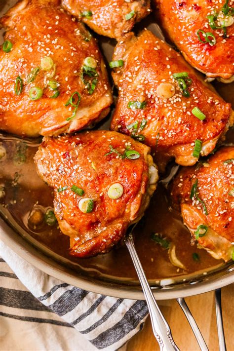 Baked Asian Chicken Thighs Paleo Whole What Great Grandma Ate