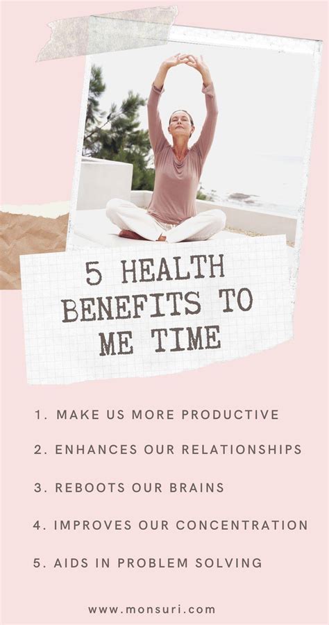 5 Key Benefits To ME Time Health Wellness Monsuri