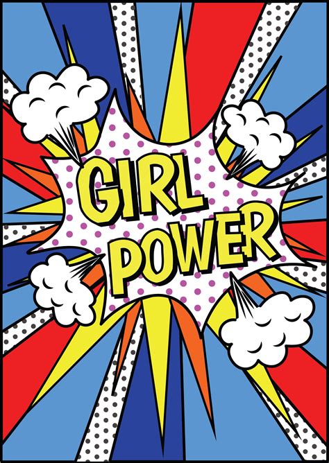 Cartel Girl Power Pop Art In 2020 Pop Art Posters Pop Art Drawing