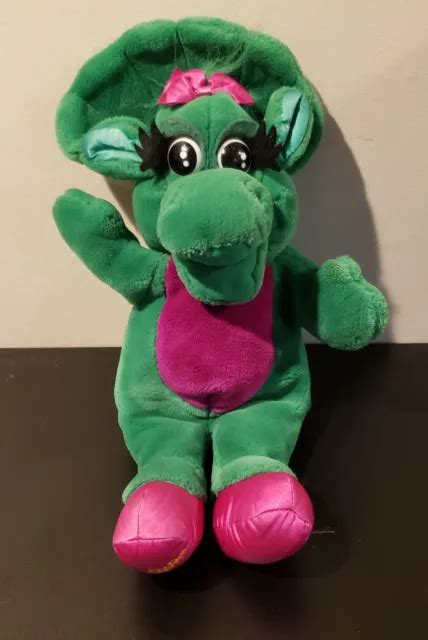 Vintage Baby Bop Barney Plush 1992 The Lyons Group Dinosaur Stuffed