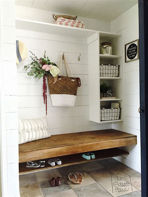 From Closet To Mudroom Mudroom Makeover The Schmidt Home