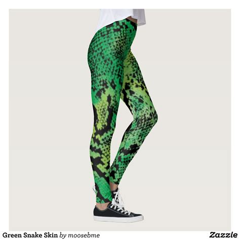 Please ask if you are unsure! Green Snake Skin Leggings | Zazzle.com | Skins leggings ...
