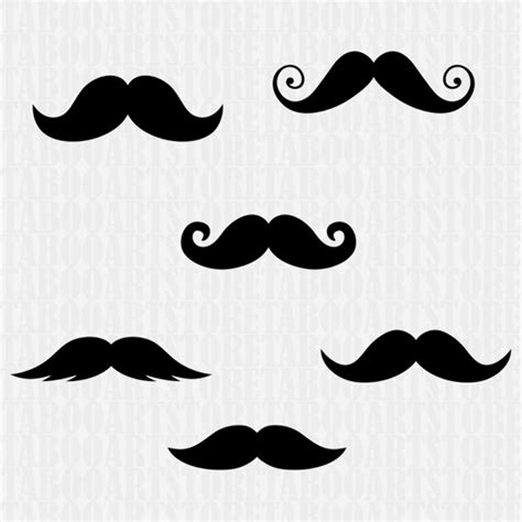 Download High Quality Mustache Clipart Silhouette Transparent Png