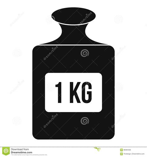 One Kilogram Weight Icon Cartoon Vector 149282221