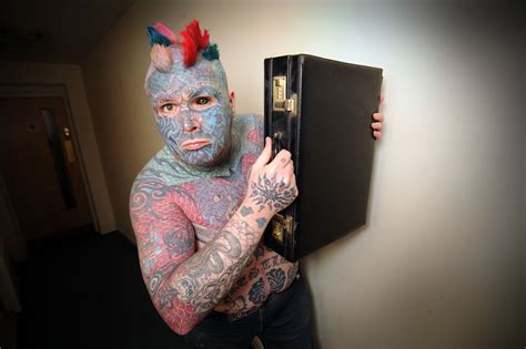 Uncitizened Uks Most Tattooed Man 90 Inked Up To His Eyeballs Is